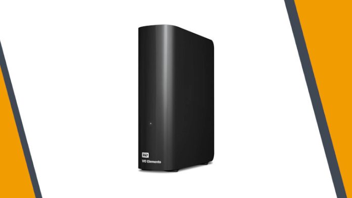 The WD elements hard drive