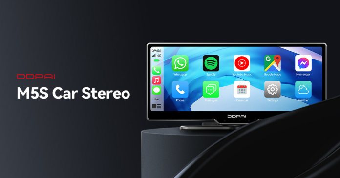 Το DDPAI M5S Car Stereo είναι μια φουσκωμένη οθόνη 8,9