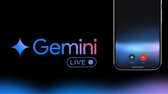 Gemini Live screenshot