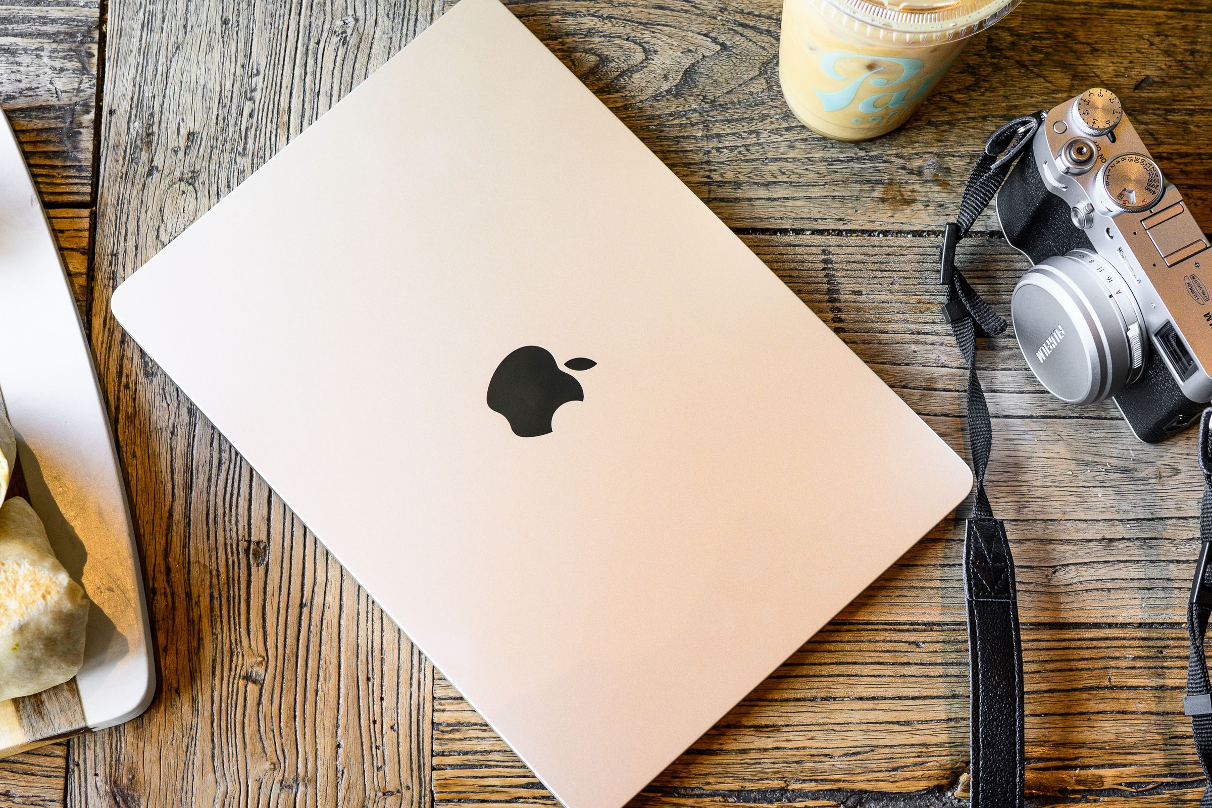 A photo of Apple's M3-powered MacBook Air laptop.