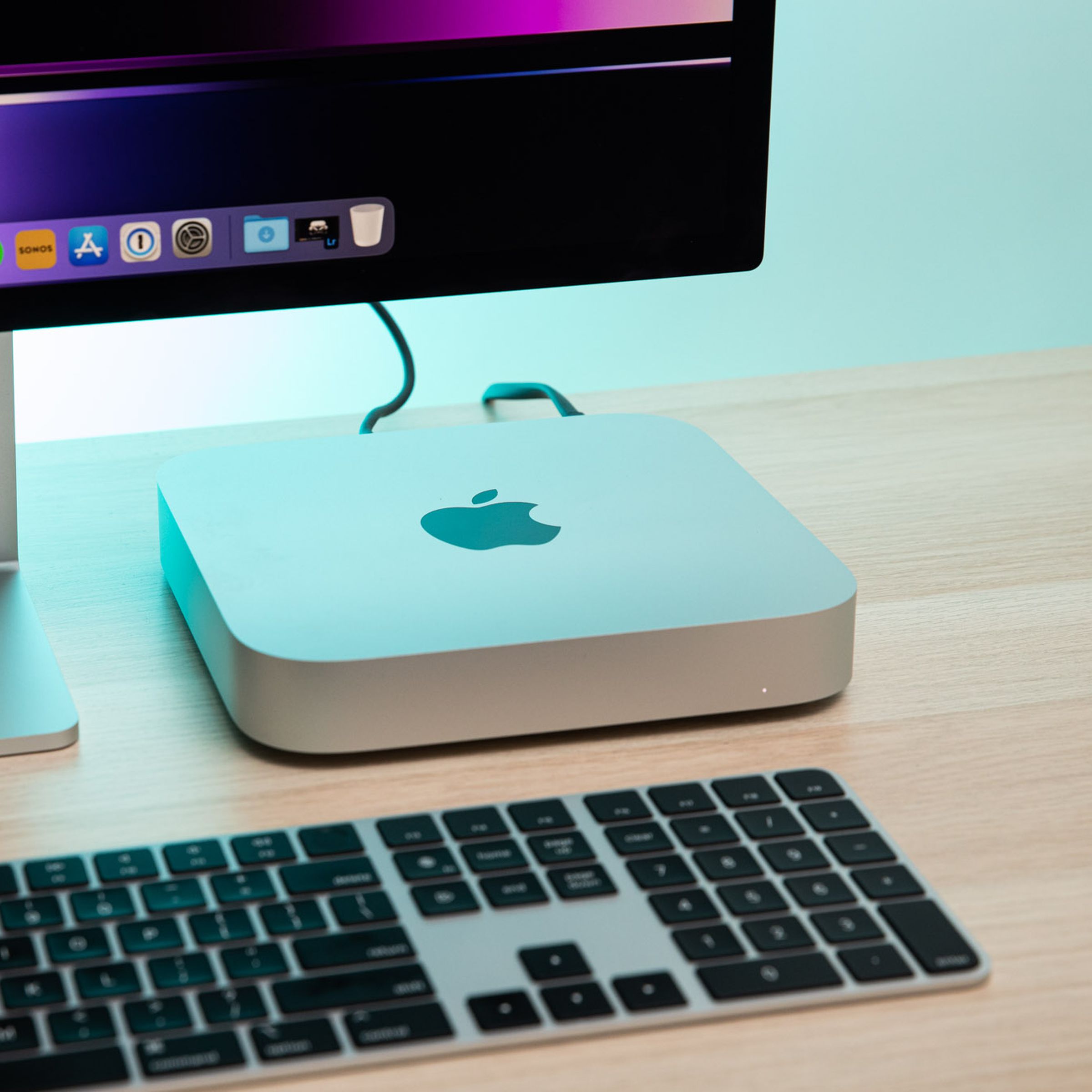 A photo of Apple's 2023 Mac Mini.