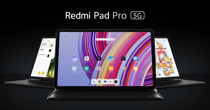 Το παγκόσμιο Redmi Pad Pro 5G έχει οθόνη 12,1 ιντσών, διπλή SIM και GPS
