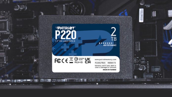 The Patriot P220 SSD