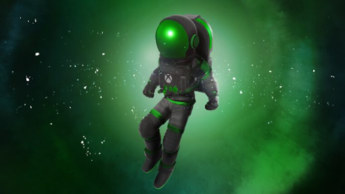 Xbox Insiders graphic showing an astronaut in space