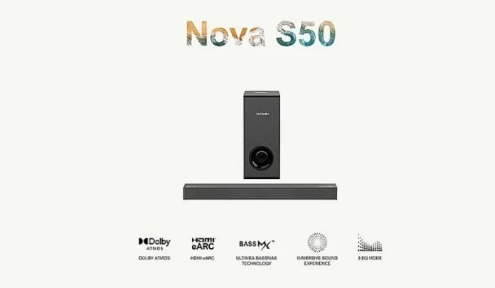 Ultimea Nova S50 - Απολαυστικός ήχος 2.1 με Dolby Atmos και 3D Surround στα 102.2€!