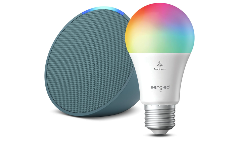 Echo Pop και Sengled Smart Light Bulb