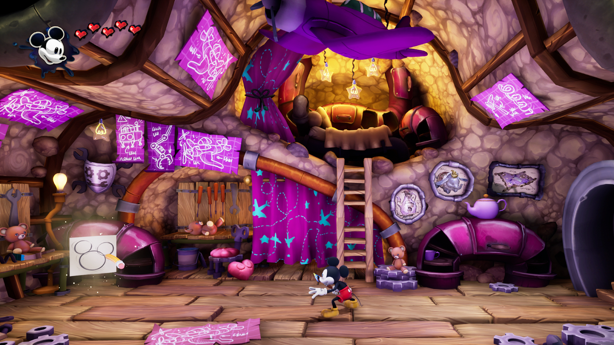 Στιγμιότυπο του παιχνιδιού Disney's Epic Mickey: Rebrushed σε υπολογιστή