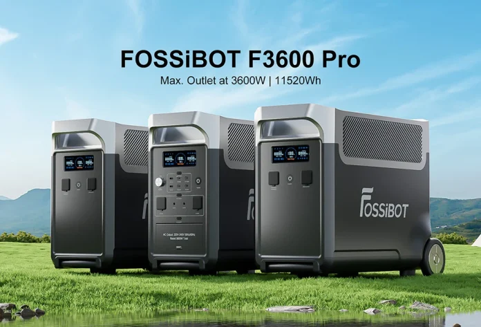 FOSSiBOT F3600 Pro : Power Station που μπορεί να δώσει 3600W(!) με μπαταρία 3840Wh και 13 εξόδους τροφοδοσίας!