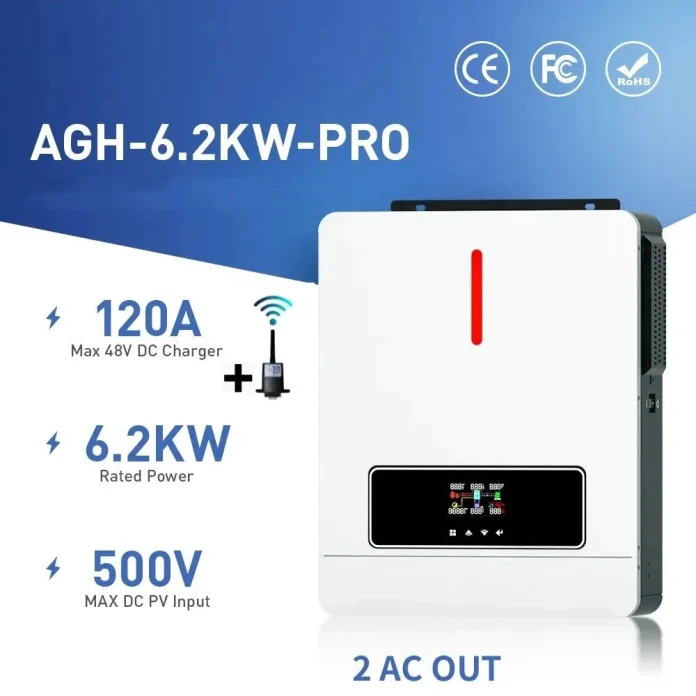 Μονοφασικό Inverter καθαρού ημιτόνου, 6200W απο την Daxtromn στα 342.9€