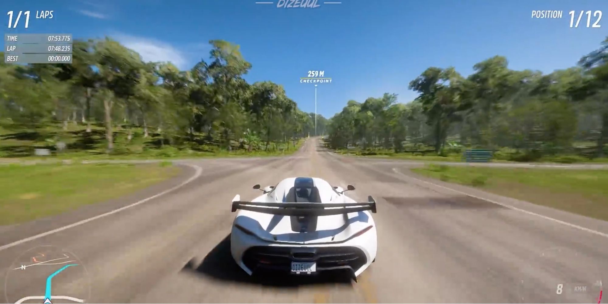 Forza Horizon 5 - Koenigsegg Jesko - Παίκτης που εξερευνά τους ανοιχτούς δρόμους του Μεξικού