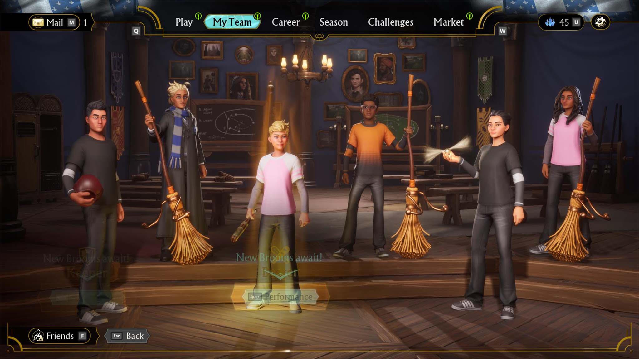 Harry Potter: Quidditch Champions — My Team.