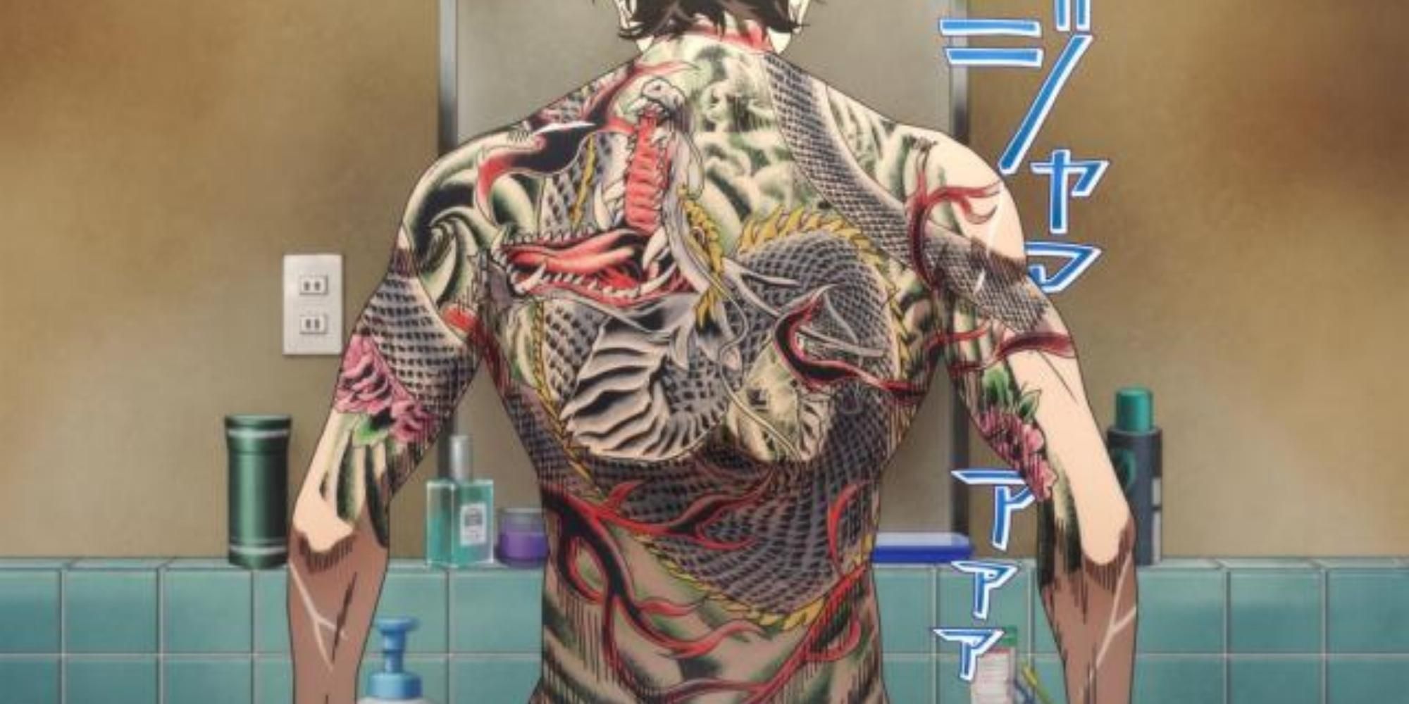 Tatsu back tatoo στο The Way of the HouseHusband