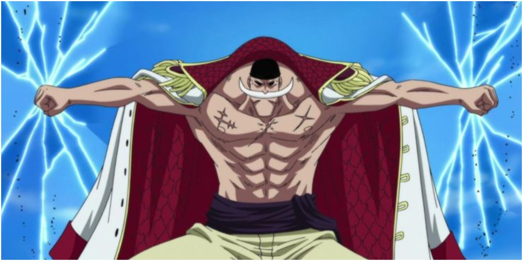 One Piece Whitebeard που προκαλεί τρόμο στον αέρα