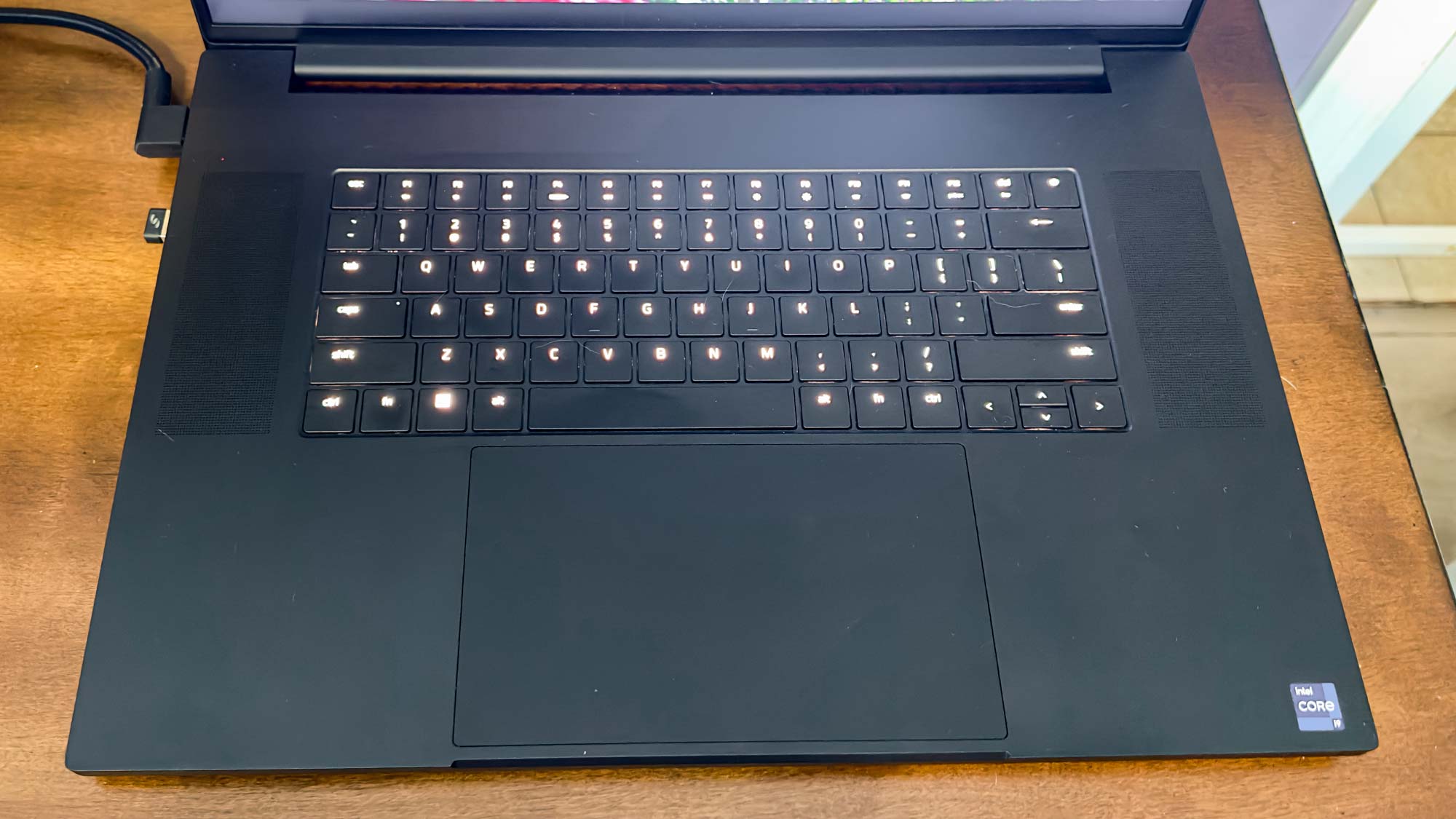 Το πληκτρολόγιο Razer Blade 18 (2024).