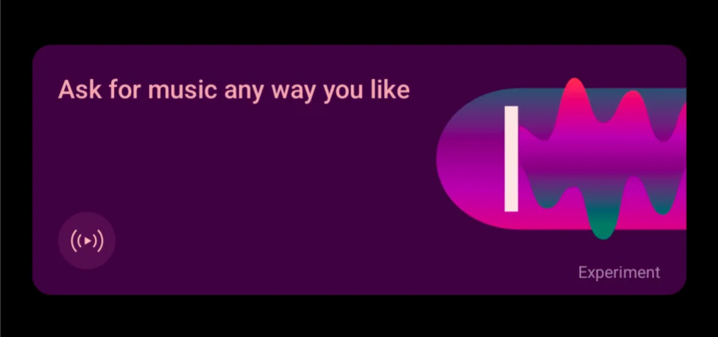 Λειτουργία YouTube Music Ask Music