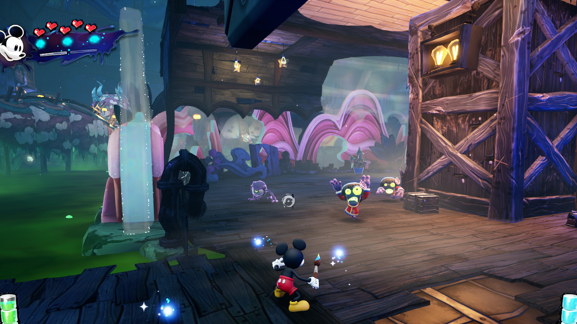 Στιγμιότυπο του παιχνιδιού Disney's Epic Mickey: Rebrushed σε υπολογιστή