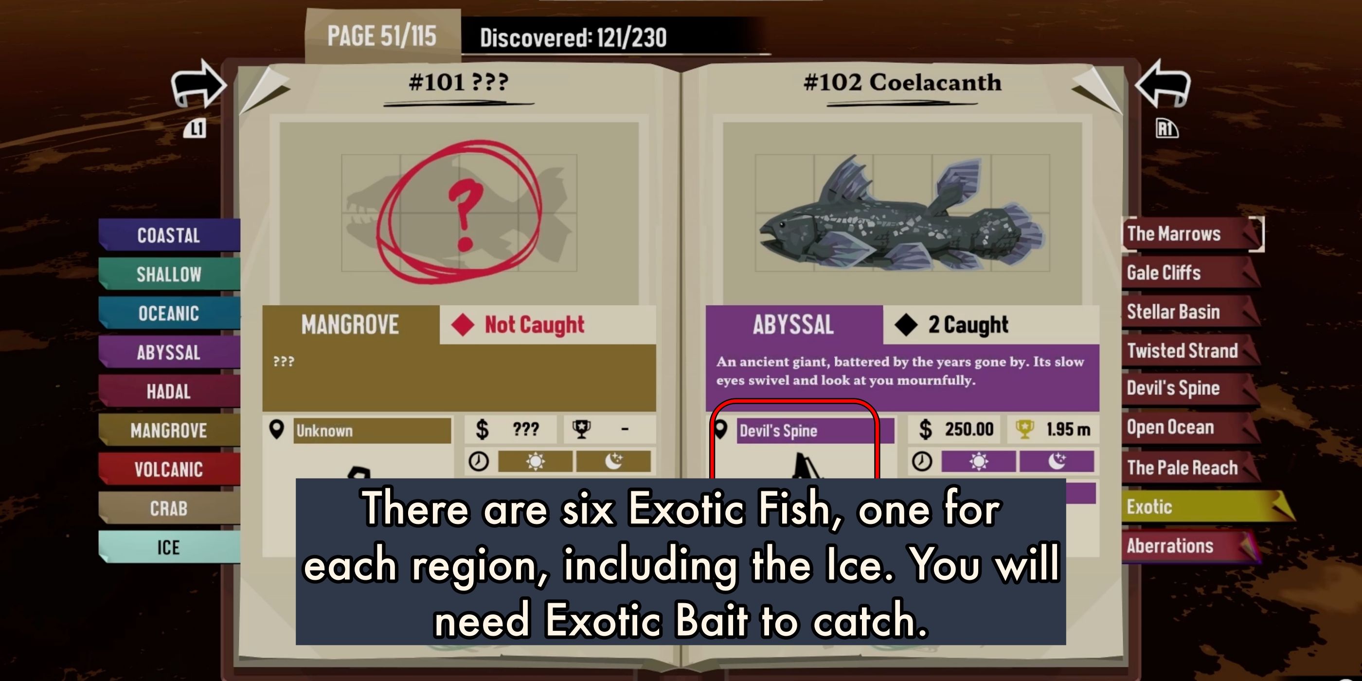 Dredge-Exoitc-Bait-Encyclopedia