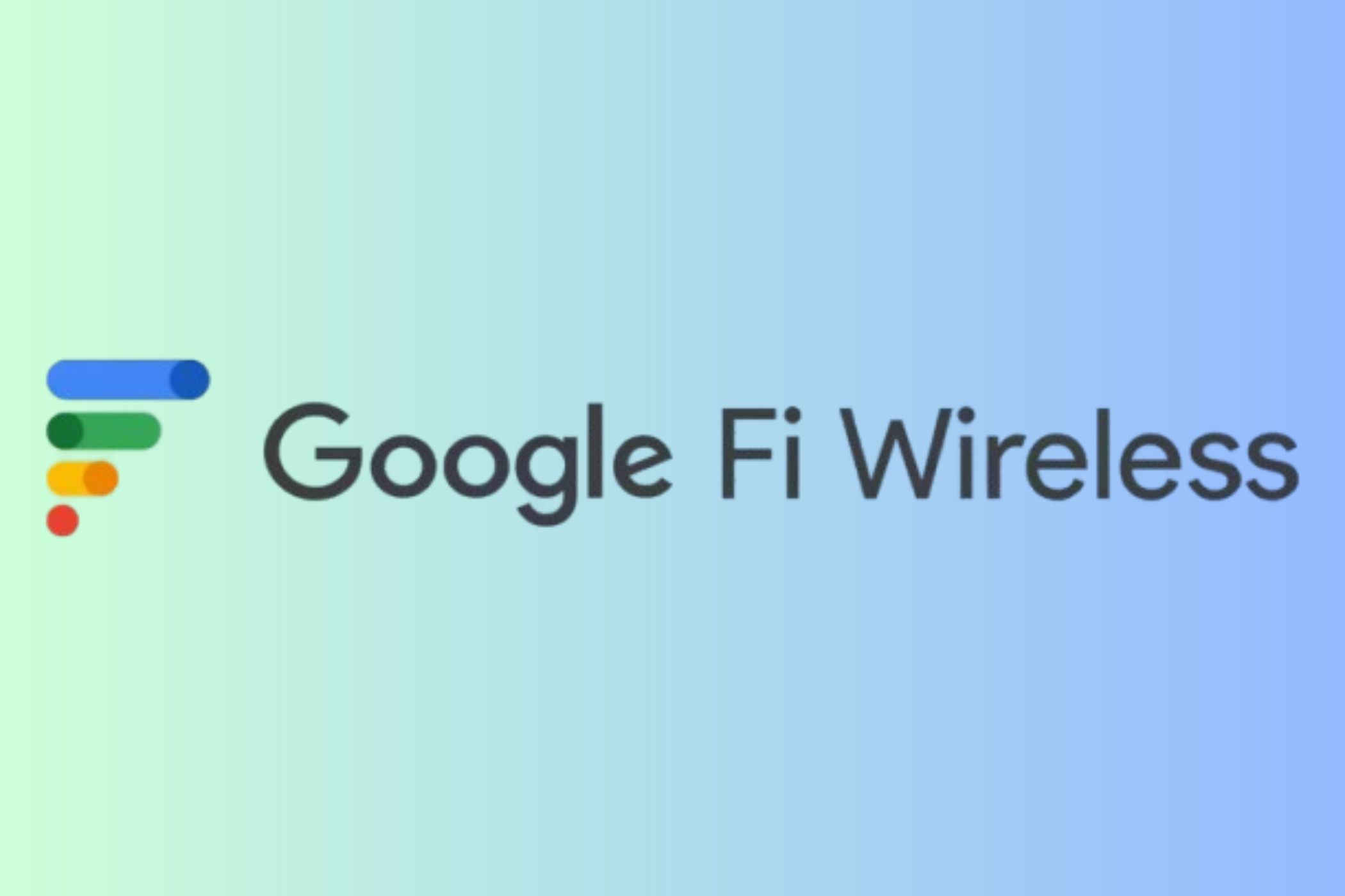 Google Fi Wireless Logo on a gradient background