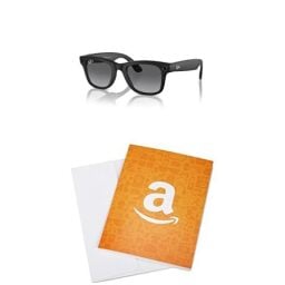 Ray-Ban - Meta Smart Glasses - Wayfarer - Μαύρο Ματ/Πολωμένο Graphite Graphite με 75$ δωροκάρτα Amazon.ca