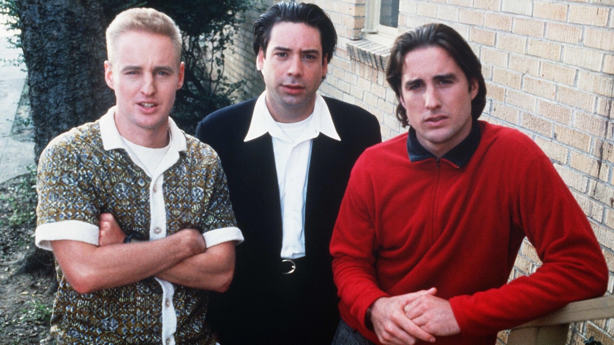 Owen Wilson, Robert Musgrave, and Luke Wilson in "Bottle Rocket."