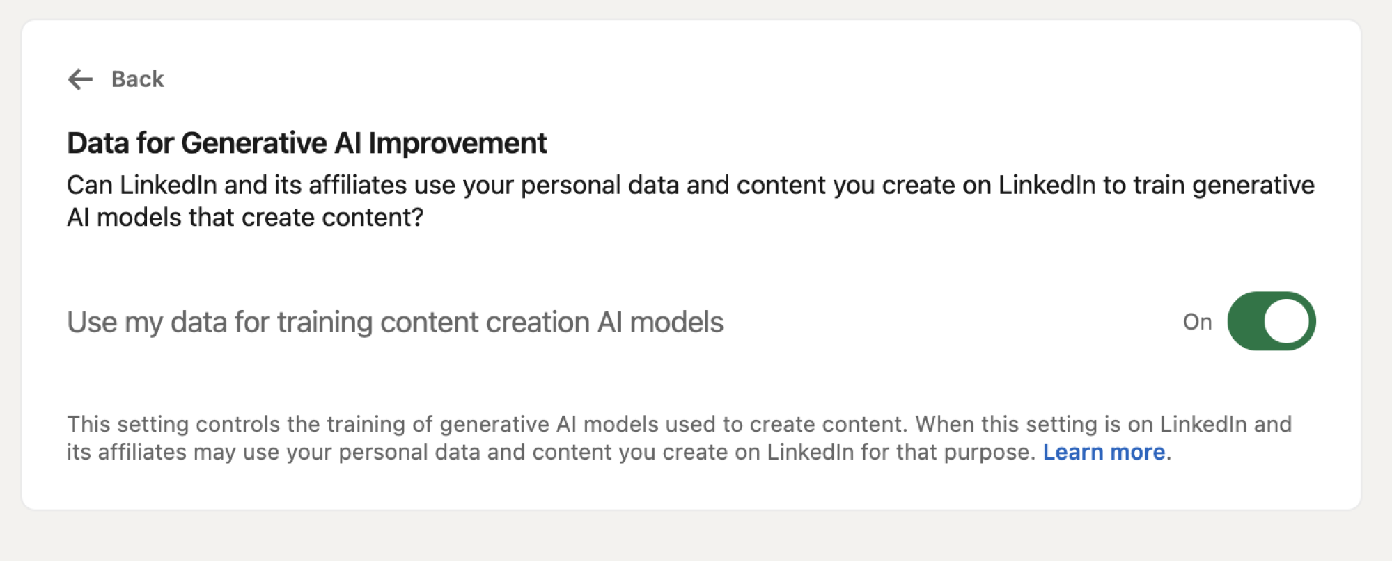 Πώς να ρυθμίσετε το LinkedIn Generative AI