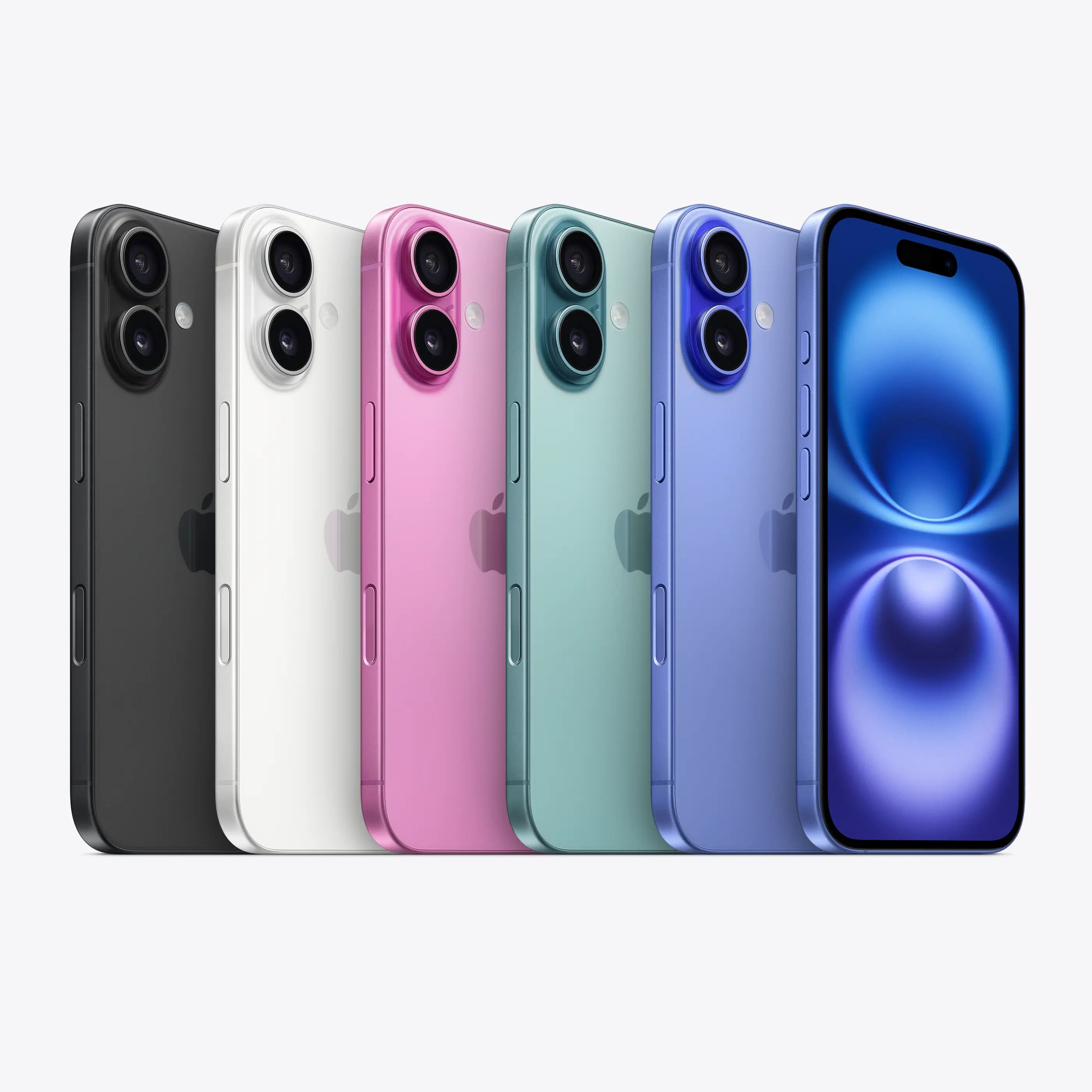 iPhone 16 σε όλα τα χρώματα.