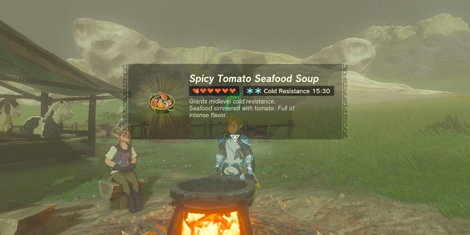 Tears of the Kingdom Spicy Tomato Seafood Soup