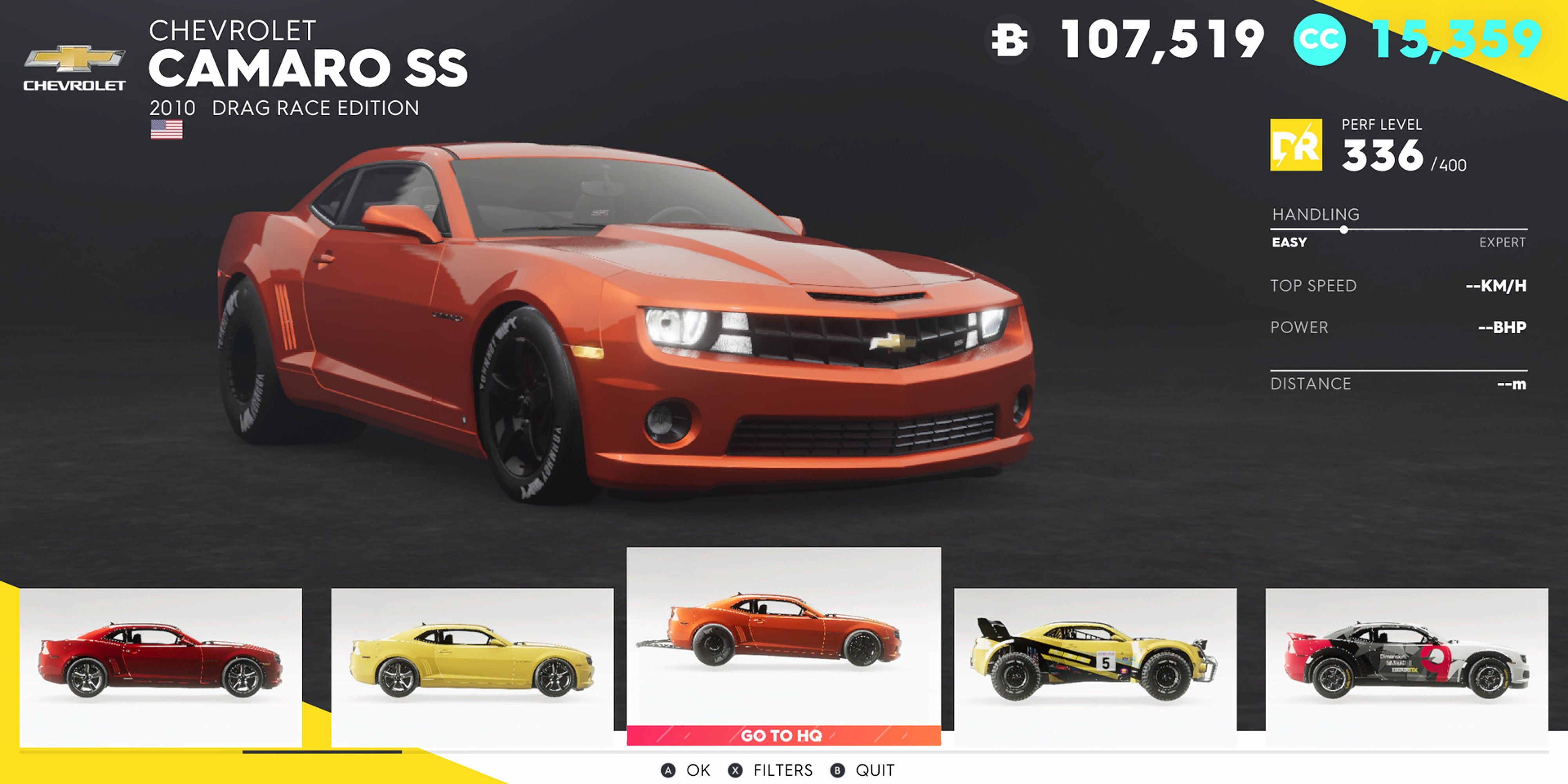 Το Crew 2 Chevrolet Camaro SS Drag