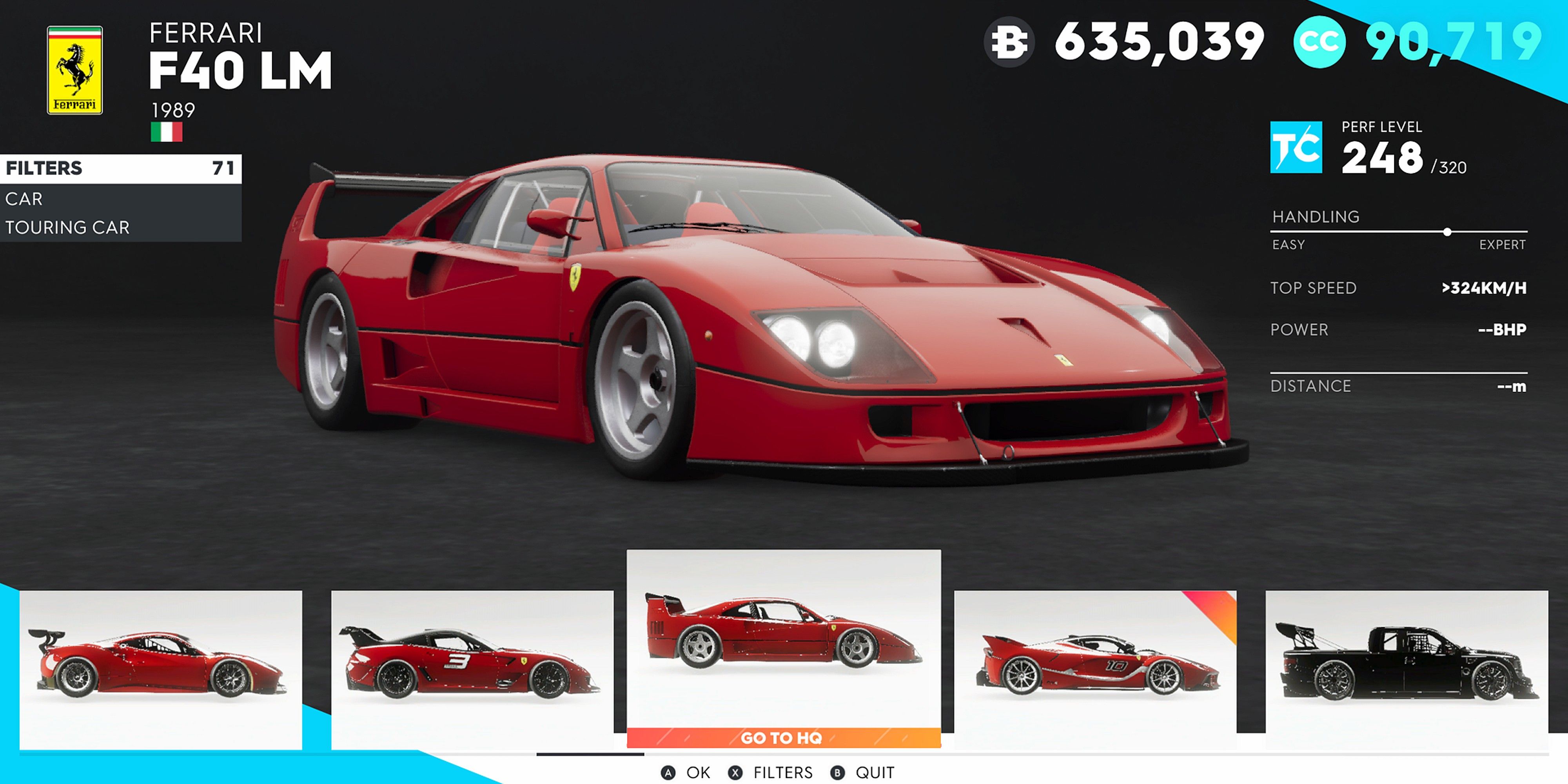 Το Crew 2 Ferrari F40 LM