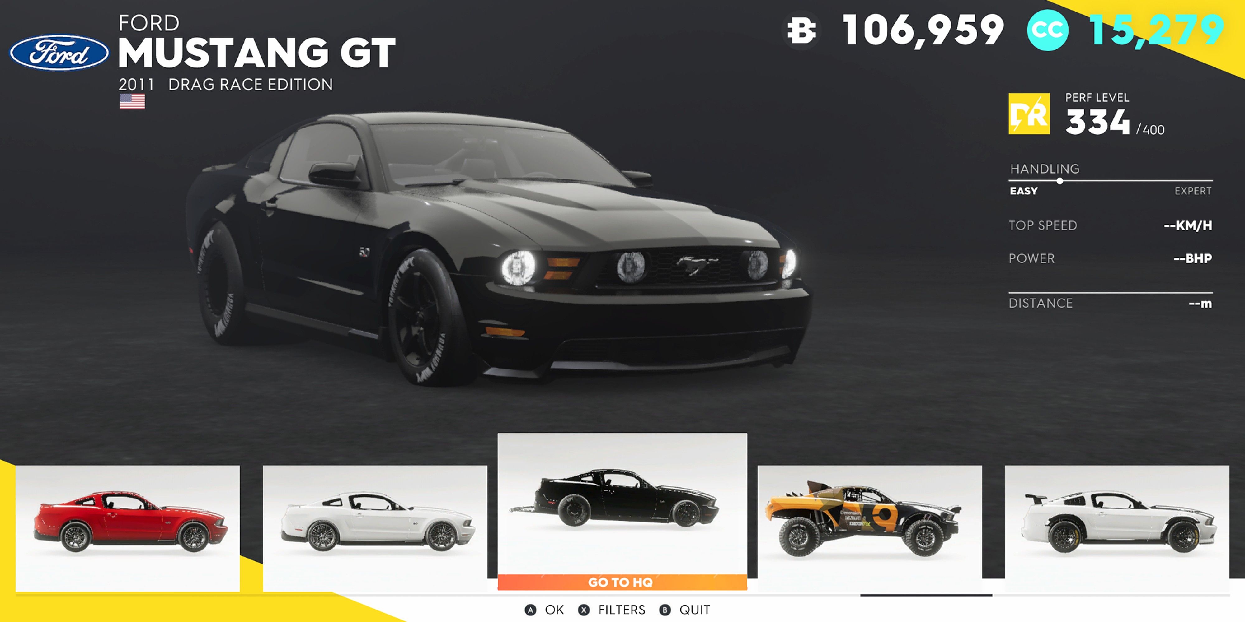 Το Crew 2 Ford Mustang GT Drag