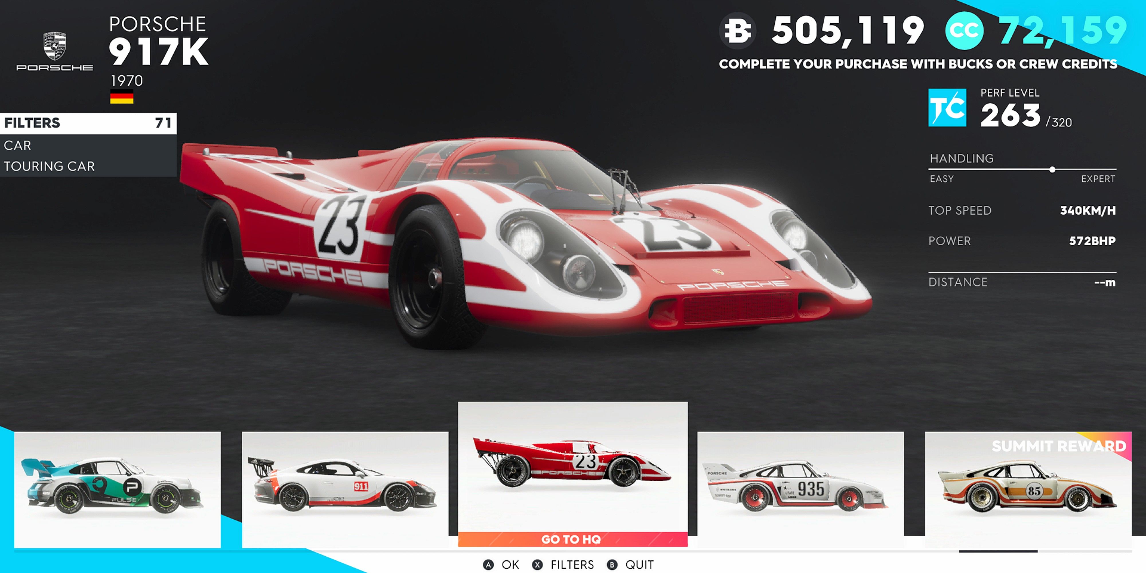 Το Crew 2 Porsche 917K