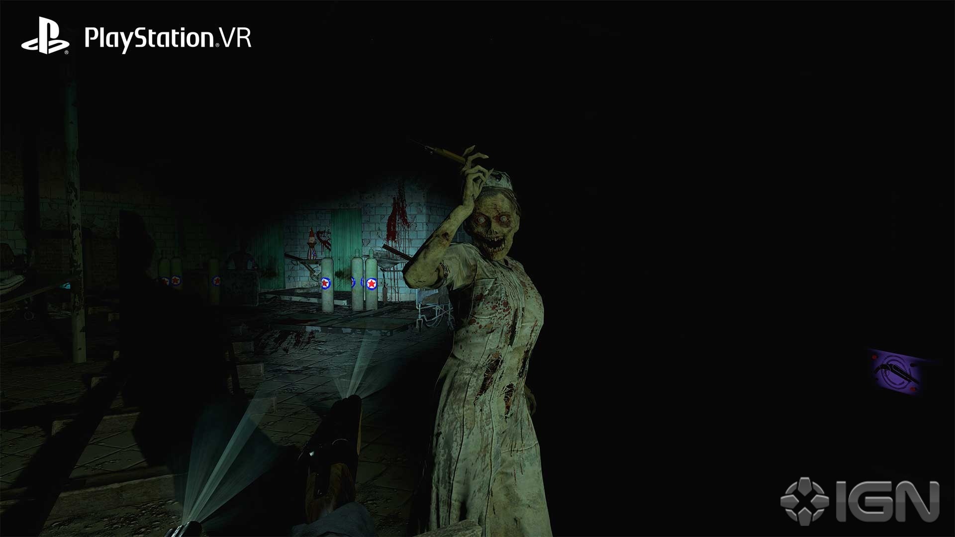 Until Dawn: Rush of Blood's Nurse enemy