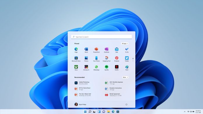 nuevo menu inicio windows 11