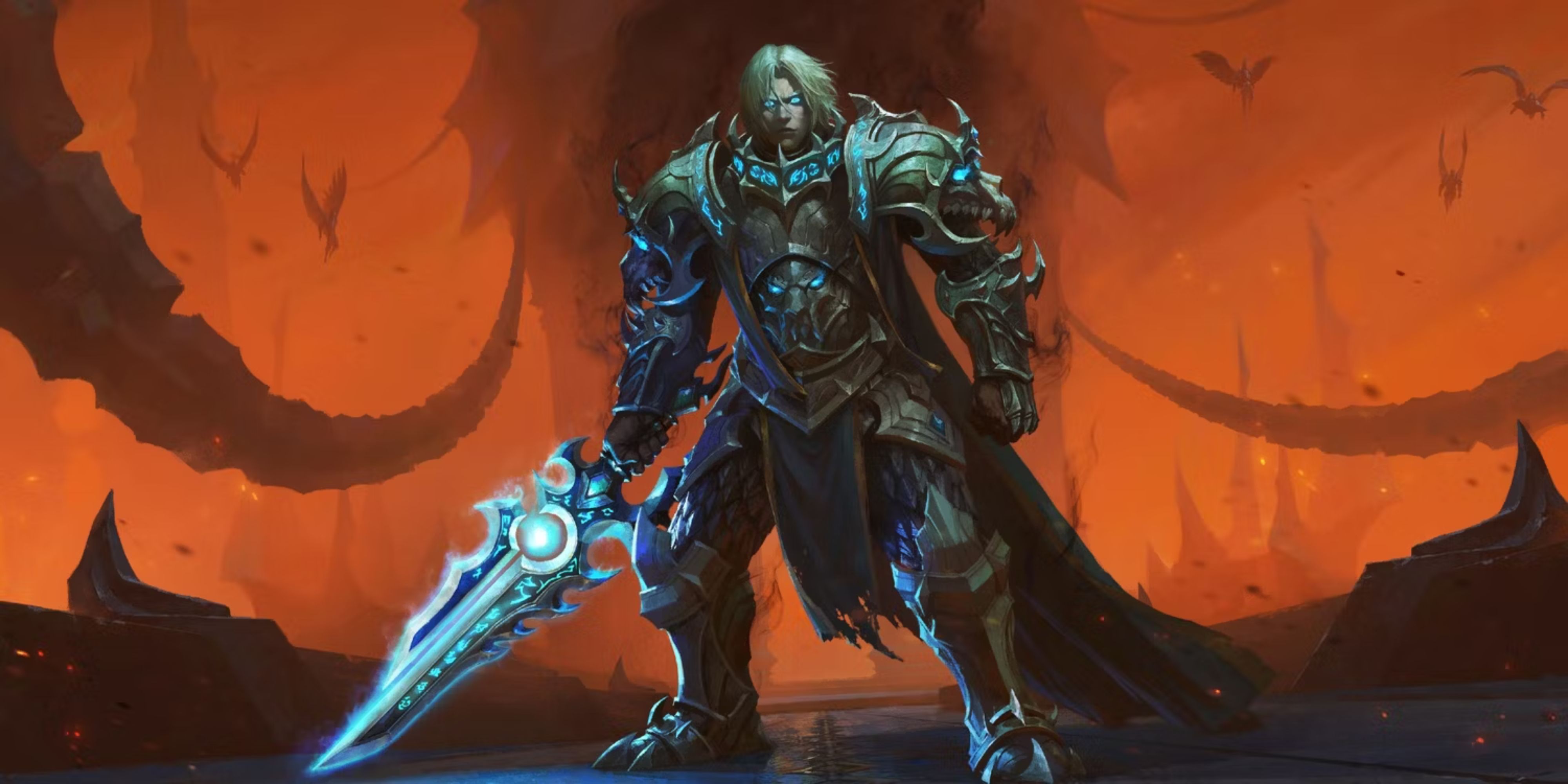 World of Warcraft Shadowlands Anduin Wrynn Death ιππότης