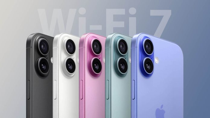 iPhone 16 models support the Wi-Fi 7 standard