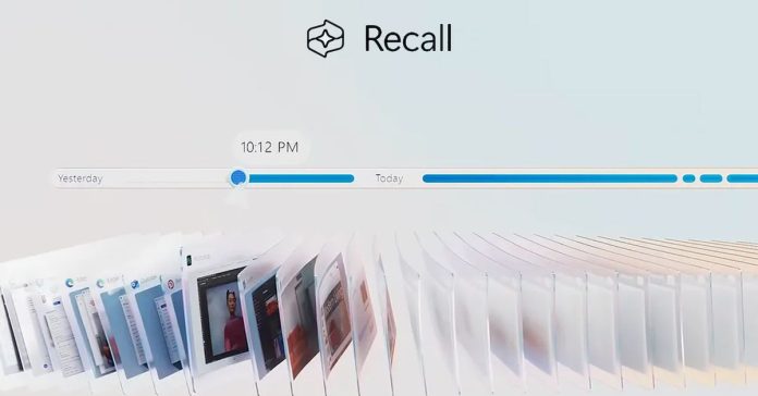 Illustration of Windows Recall