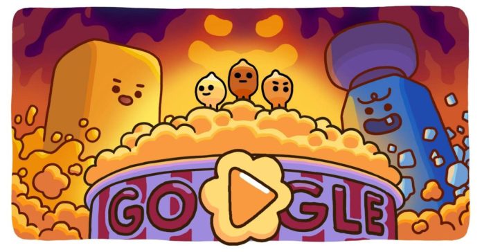 «Ποπ κορν!» είναι ένα Battle royale-esque Google Doodle
