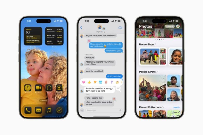 Η Apple κυκλοφορεί το iOS 18 με ολοκαίνουργια προσαρμόσιμη Αρχική οθόνη, επανασχεδιασμένο Κέντρο ελέγχου, βελτιώσεις iMessage, εφαρμογή κωδικών πρόσβασης και άλλα
