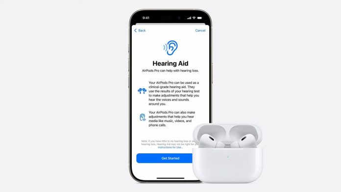 Τώρα μπορείτε να χρησιμοποιήσετε το AirPods Pro 2 ως ακουστικό βαρηκοΐας
