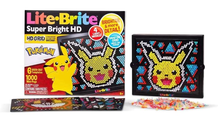 Το Pokemon Lite-Brite με έξι πρότυπα πωλείται για κάτω από 20 $ στο Amazon
