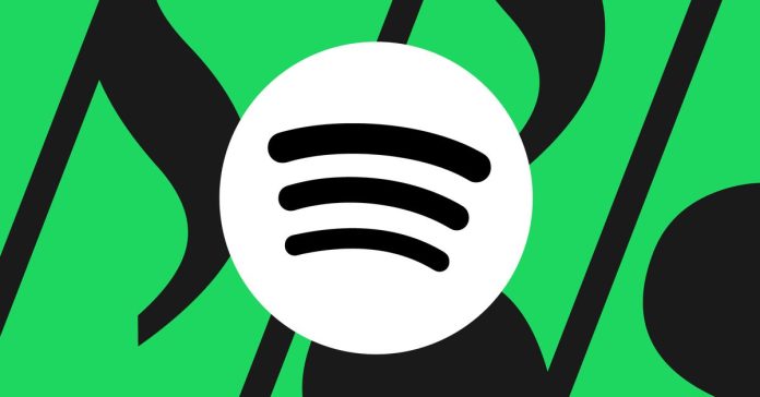 Vector illustration of the Spotify logo.