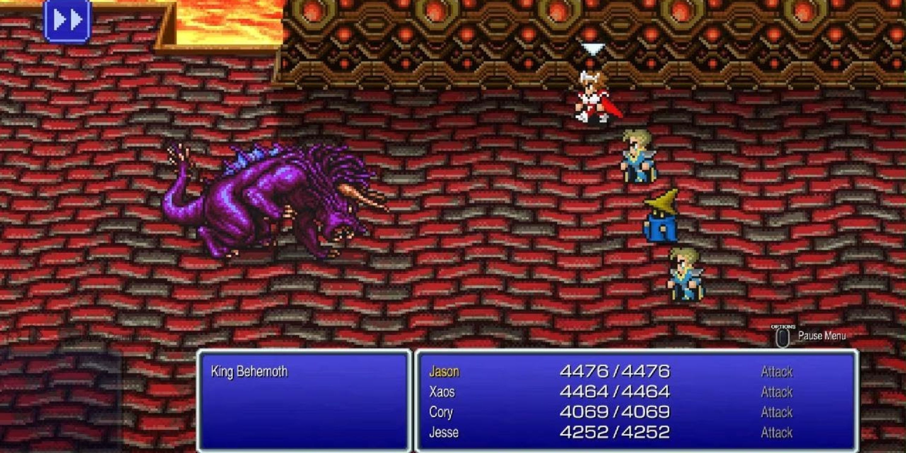 King Behemoth στο Final Fantasy 3