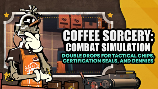 Tin Master is ready to serve in Coffee Sorcery: Combat Simulation, one of the ZZZ events.