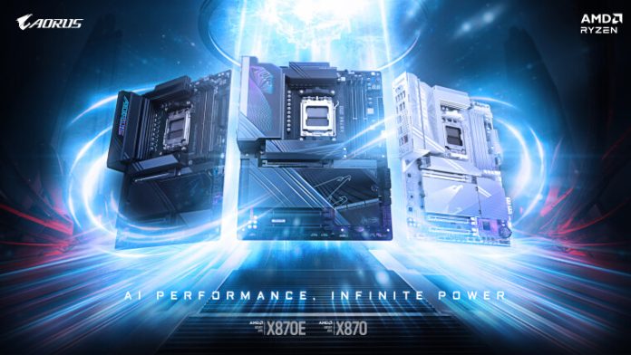 Η GIGABYTE αποκαλύπτει τις μητρικές X870E/X870 για τους επεξεργαστές της σειράς AMD Ryzen 9000
